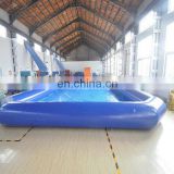 Easy set PVC outdoor large inflatable square swimming water pool toys