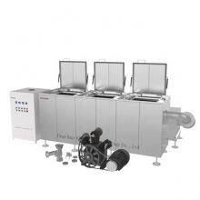 Best Price High Quality Industrial 3 Tanks Rinse Function Ultrasonic Cleaner For Sale thumbnail-3