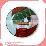 Christmas Decoration Ceramic Wall Plate With Snowman Design thumbnail-1