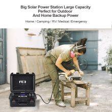 Portable Solar Power Station Lithium Ion Battery 220v 1000w Solar Generator For Home Solar System thumbnail-3