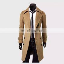 Custom-made Extra-large Wool Multi-button Men's Slim Long Suit Jacket Men's Long Coat thumbnail-4