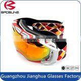 Custom Dual Snowboard Protection Sun Glasses Mirrored Lens Anti Glare Outdoor Sport Ski Goggles thumbnail-4