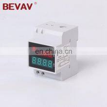 Din-rail type Single phase Digital meter,LED Display,Ammeter Voltmeter meter, D52-2042