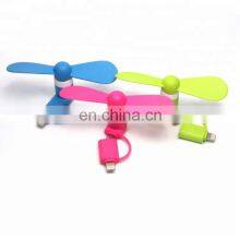 Silicone Ultra Mini 2 in 1 Phone Fan Ventilator USB thumbnail-4