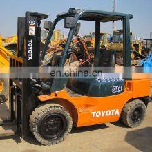 Toyota FD50 Forklift for Sale,Used 5ton Forklift in Shanghai China thumbnail-4