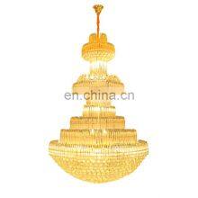 Large Hotel Lobby Luxury Pendant Lamp Crystal Chandelier LED Pendant Light thumbnail-1