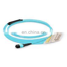 Fiber Optic Jumper Cable 2 4 6 12 Core OM3 OM4 LSZH MPO MTP fiber lc Fiber Pigtail
