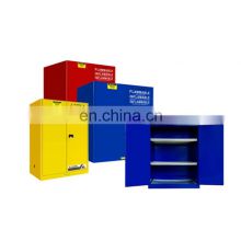 Safety cabinet for dangerous material, Red /Blue/yellow safety cabinet