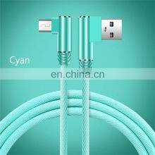 Wholesale Quick Charger Support Data Transmit 90 Degree Cable Fast Charging USB Data Cable thumbnail-3