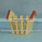 Hongwei Red& Cream Garden Wood Planters/ Flower Pot thumbnail-1