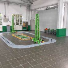 Floor Straightening System With Frame Rack Machine