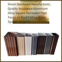 Aluminum Alloy Rainwater Pipes for High-rise Buildings, Service Life of Downpipes, Colored Aluminum Guttering System thumbnail-4