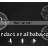 Three Burners Built-in Gas Hob With Toughened Safety Glass