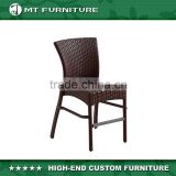Poly rattan outdoor furniture china supplier high cafe bar chair