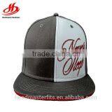 Custom special printing flat brim fitted hats