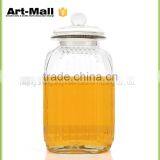 2016 New Products Glass Mason Jar With Handle and Lid