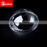 Supply food grade clear PET dome lids,ice cream cup lids