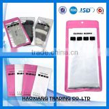 phone poly bag with header card laminated poly bag opp plastic packing bags