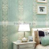 Embossed European Royal Wallpaper Design for Home