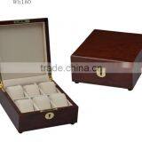 High Quality 6 Slots Wooden Watch Box ,accept Custom Order