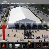 Guangzhou supply large event tents with curtains for sale exhibition marquee