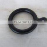 Black Plastic Window Curtain Ring thumbnail-1