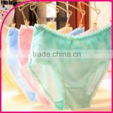 Candy color bowknot lace underwear cute girls underpants