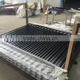 Picket Top Heavy Duty 2.4m Length Square Tube Garrison Fence