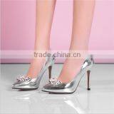 Latest Spring Sliver Large High Heels Size 13 for Women Shoes thumbnail-1