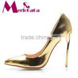 The Most Popular High Heels Golden Party Shoes thumbnail-3
