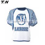Top Quality Custom Reversible Lacrosse Uniform With Tackle Twill Numbers thumbnail-4