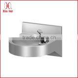 drinking style outdoor stainless steel wall mount sink