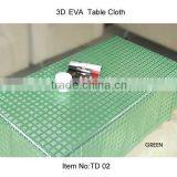 3D EVA Green Table Cloth,plastic Table Cover