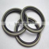 PTFE Seals/Bronze Filled PTFE Seals/Hydraulic Piston Seal PTFE Bronze Filled/NBR thumbnail-1