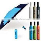 21''8k Folding Hand Open Promotional Bottle Umbrella