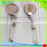 Fashion Metal Decorative Badge Reels, Metal Material Pull Reel Badge/custom Logo Print Metal Badge Ree