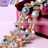 Bling Bling Fashion latest Fancy Rhinestone Cup Chian For Garments,bags,shoes decorations YSC03