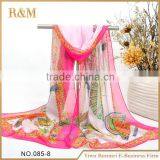 Factory Popular Attractive Style Women Muslim Silk Long Scarf Fastest Delivery thumbnail-2