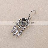 Ethnic Style Jewelry Womens Hollow Leaf Tassel Silver Dreamcatcher Rings Design thumbnail-3