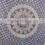 RT-613 Indian Cotton Bed Sheet Mandala Design Hand Block Bed Cover Manufacturer and Supplier thumbnail-4