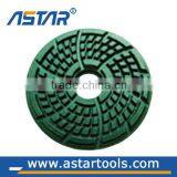 Diamond resin floor polishing pads wet/dry for marble granite concrete