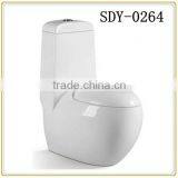 Hight Quality Ceramic Sanitary Ware Toilet Bowl One Piece Washdown Toilet wc Bathroom Big Size Toilet thumbnail-1