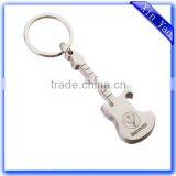 Wholesale Guitar Shaped Die Cast Zinc Alloy Laser Engraved Keychain