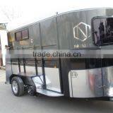 2 Horse Straight Load Deluxe Horse Floats With Awning thumbnail-6