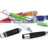 Hot !!!!Funtional touch gift usb pen,New 3 in 1 Stylus flash drive,Laser Pointer gadget custom pen usb