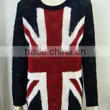 Ladies' Sweater in Slub Yarn thumbnail-1