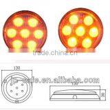 Police Led Warning Light, Aluminium Housing 12v Round Colored Strobe LTDG95 thumbnail-3