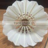 Quality to AS30 Natural Cork Head Goose Feather Badminton Shuttlecock thumbnail-2