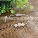 Natural Stone Pink Stone Bracelet thumbnail-1