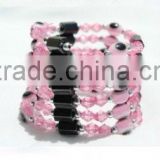 Wholesale Magnetic Hematite Stretchable Bracelets Necklaces Lariat